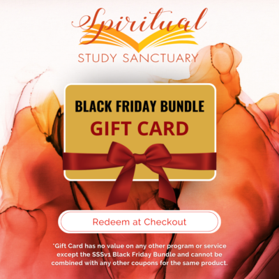 Spiritual Study Sanctuary Black Friday Bundle Gift Card